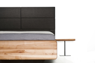 orig. BOXSPRING Designerbett modern aus Holz 200x200